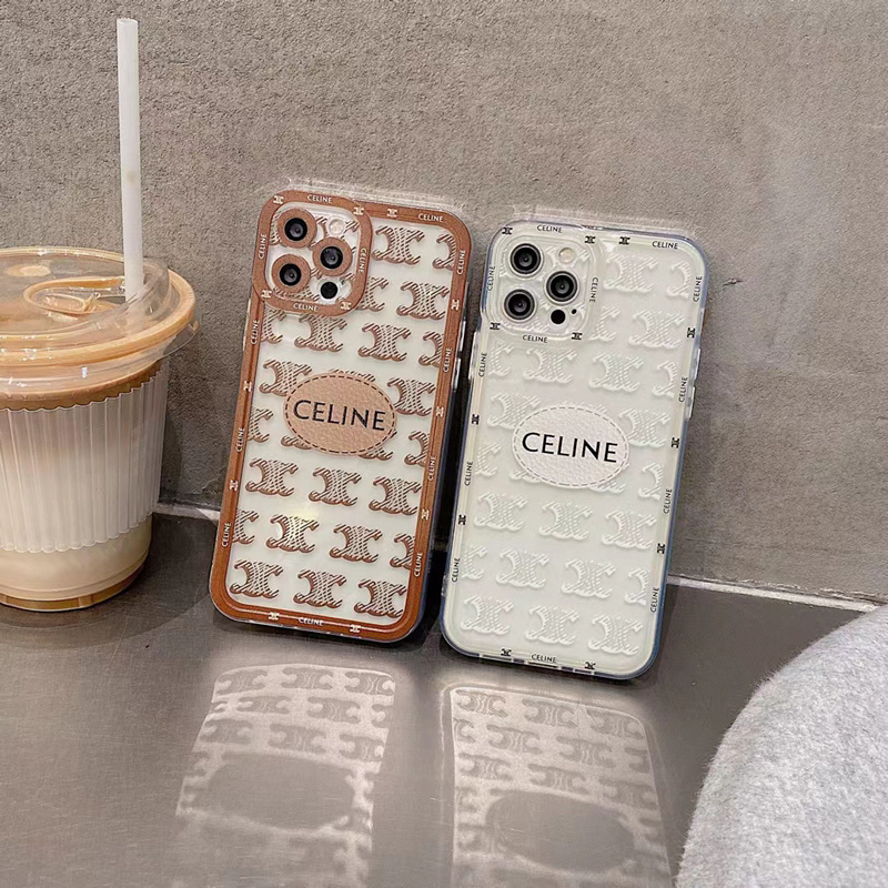 セリーヌ ブランド iphone 13/13 pro/13 mini/13 pro maxケース かわいい モノグラム柄 ジャケット型 CELINE クリア大人気 レディーズ ソフト