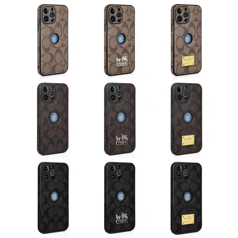 Coach コーチ iphone 14 pro/14/14 pro maxケース 激安 ハイブランド 馬車柄 モノグラム 中空