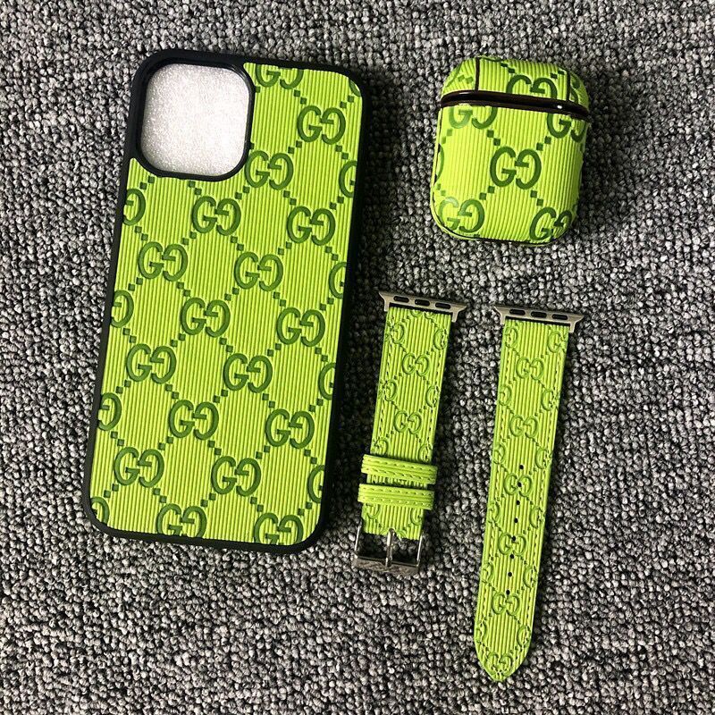グッチ ブランド iphone se3/13/13 pro/14 pro max/13 miniケース 芸能人愛用 GUCCI 3点セット AirPods3/2/1/pro2ケース