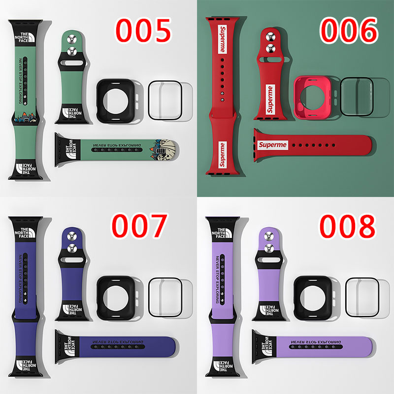 ザノースフェイス/シュプリーム/ナイキ/ジョーダン/オフホワイト ブランド Apple Watch 8/7/ultra/se2バンド ストラップ 人気