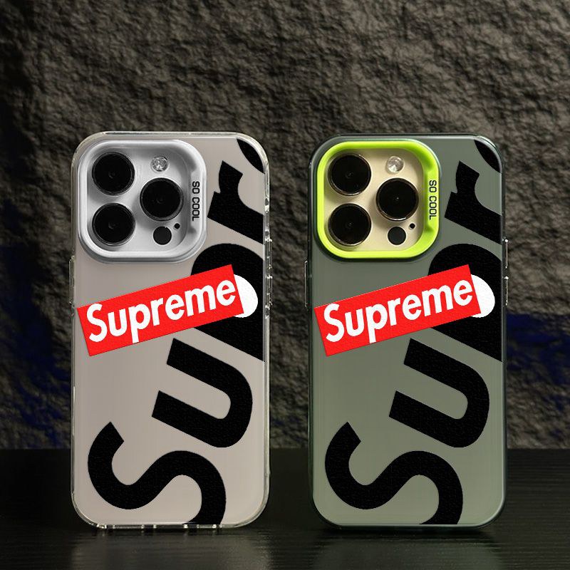 Supreme シュプリームシンプル iphone 15 14 16 pro max 13 12ケース